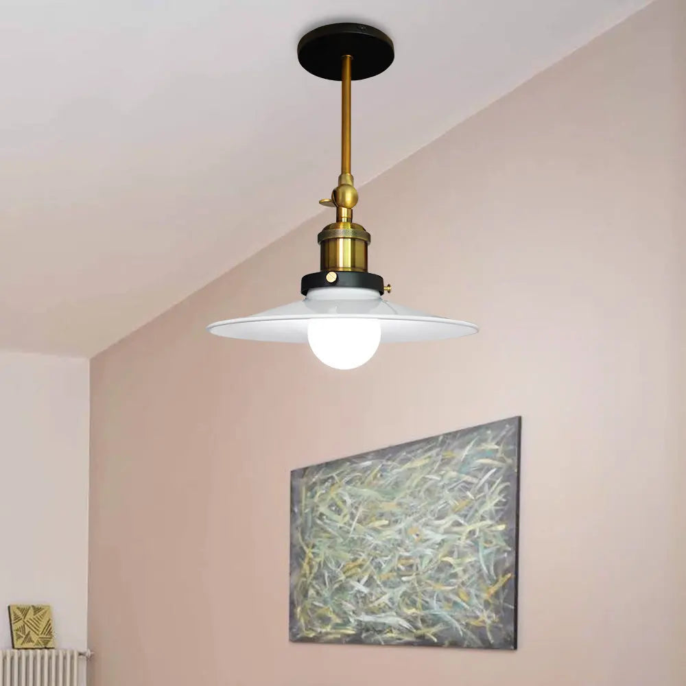 Loft LED Wall Lamp Industrial Decor Iron Lampshade Bedroom Light