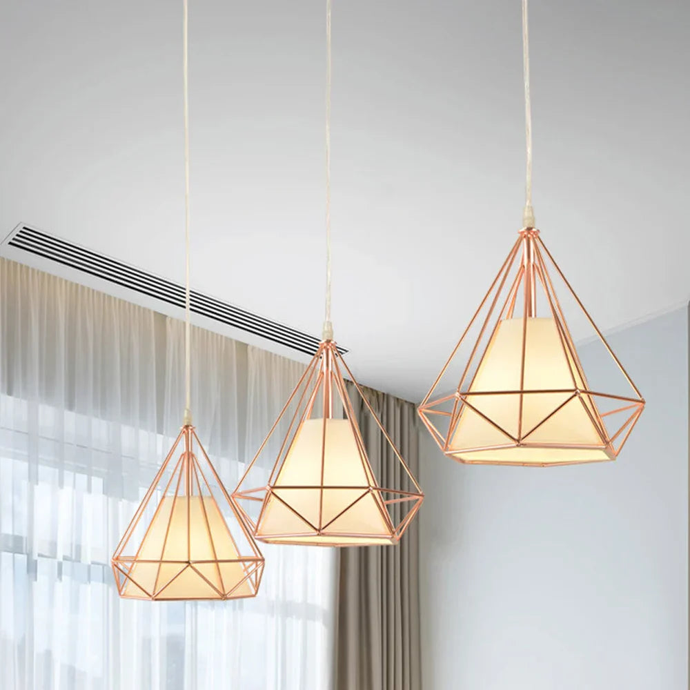 Industrial Pendant Lights E27 LED Hanging Lamp Modern Loft Lighting for Home