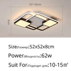 Modern LED Chandelier for Dining Living Kitchen Hall Indoor Lighting