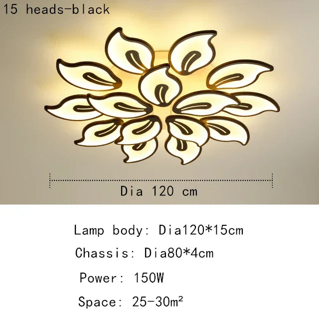 Elegant LED Ceiling Light for Living Room, Bedroom, Dining - Modern & Light Luxury