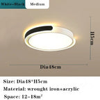 Round Black White Gold LED Ceiling Light for Home Lighting