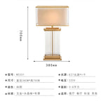 Crystal Table Lamp: Nordic Light Luxury Design for Bedroom Bedside