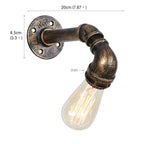 Rustic Edison Bulb Wall Sconces for Home Lighting Fixture