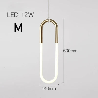 Gold Pendant Lights Energy Saving for Living Room Hanglamp