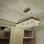 Modern LED Crystal Chandelier for Dining and Living Room Décor