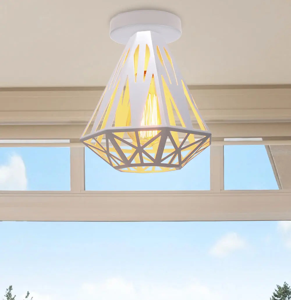 Nordic Industrial LED Ceiling Lights for Home Bedroom Living Room Kitchen