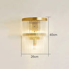 Crystal Wall Lamp: Elegant Lighting for Living Room, Bedroom, and Staircase