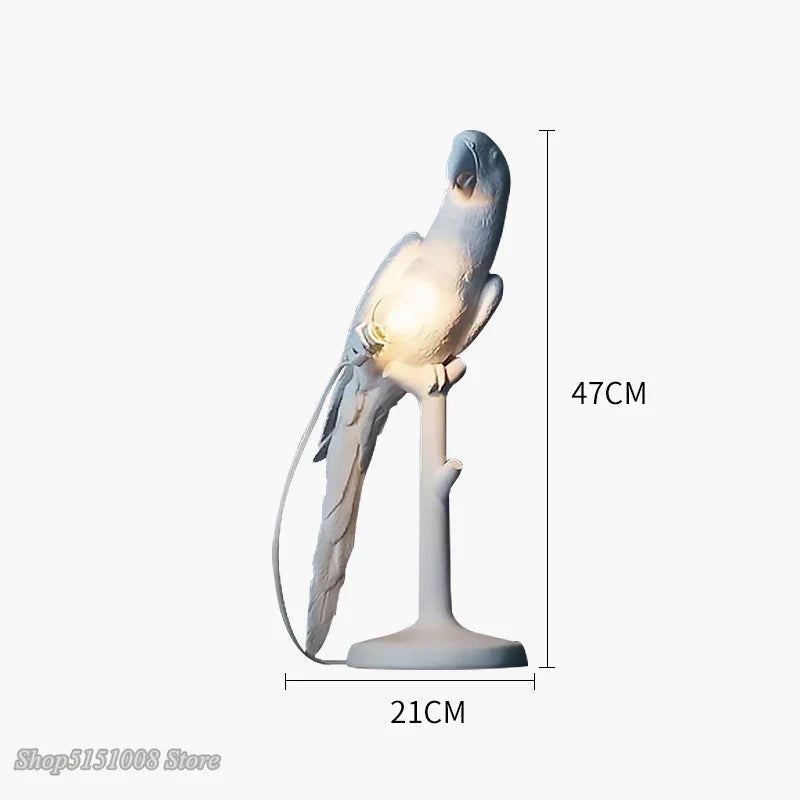 Parrot Table Lamp for Nordic Home Decor Lighting