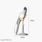 Parrot Table Lamp for Nordic Home Decor Lighting