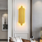Gold LED Wall Lamp for Modern Minimalist Living Room, Bedroom, Study - Indoor Light Fixtures