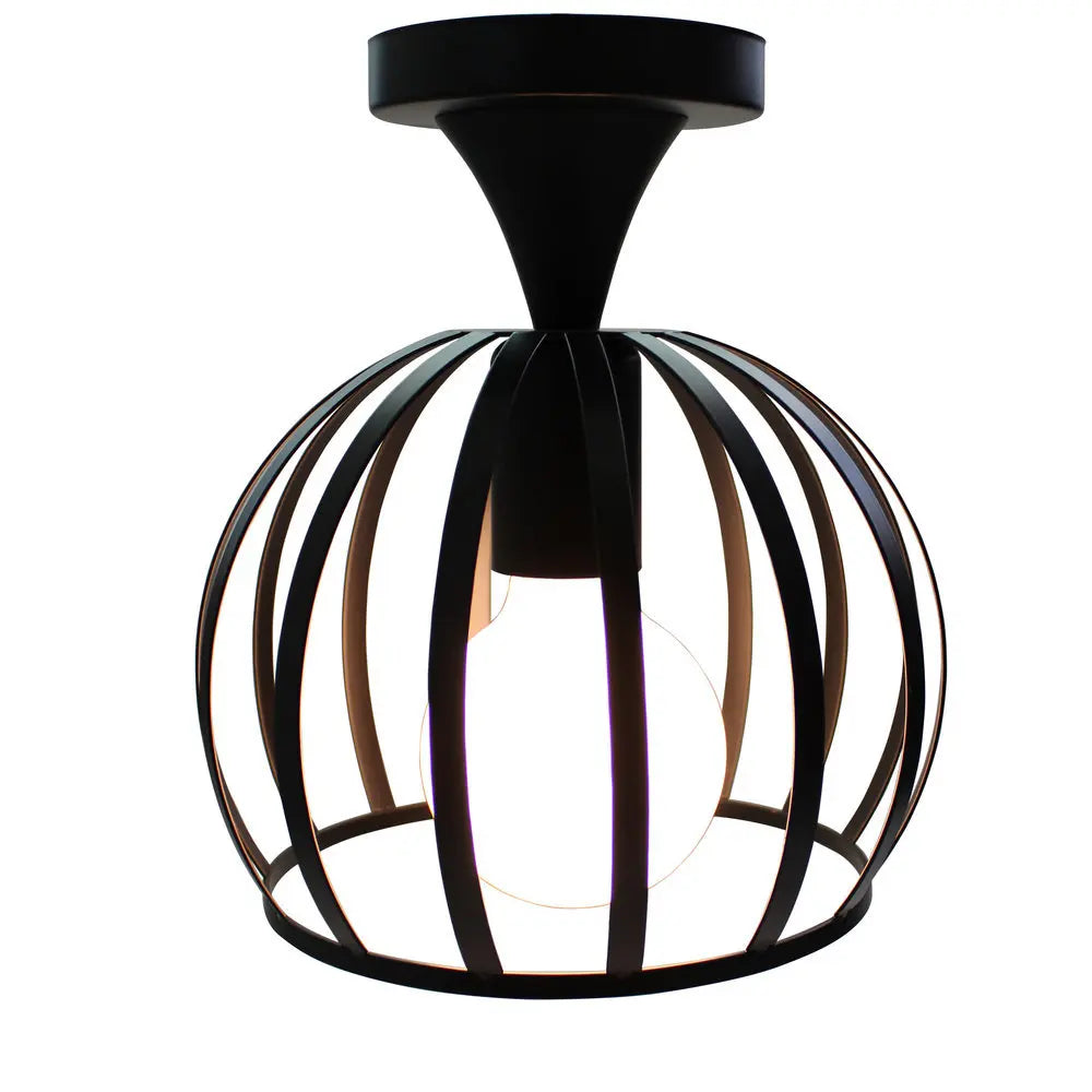 Vintage Industrial LED Ceiling Light Shade for Living Room Kitchen Cage Home Decor