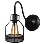Industrial Iron Wall Sconce E27 Retro Loft Vintage LED Light Fixture