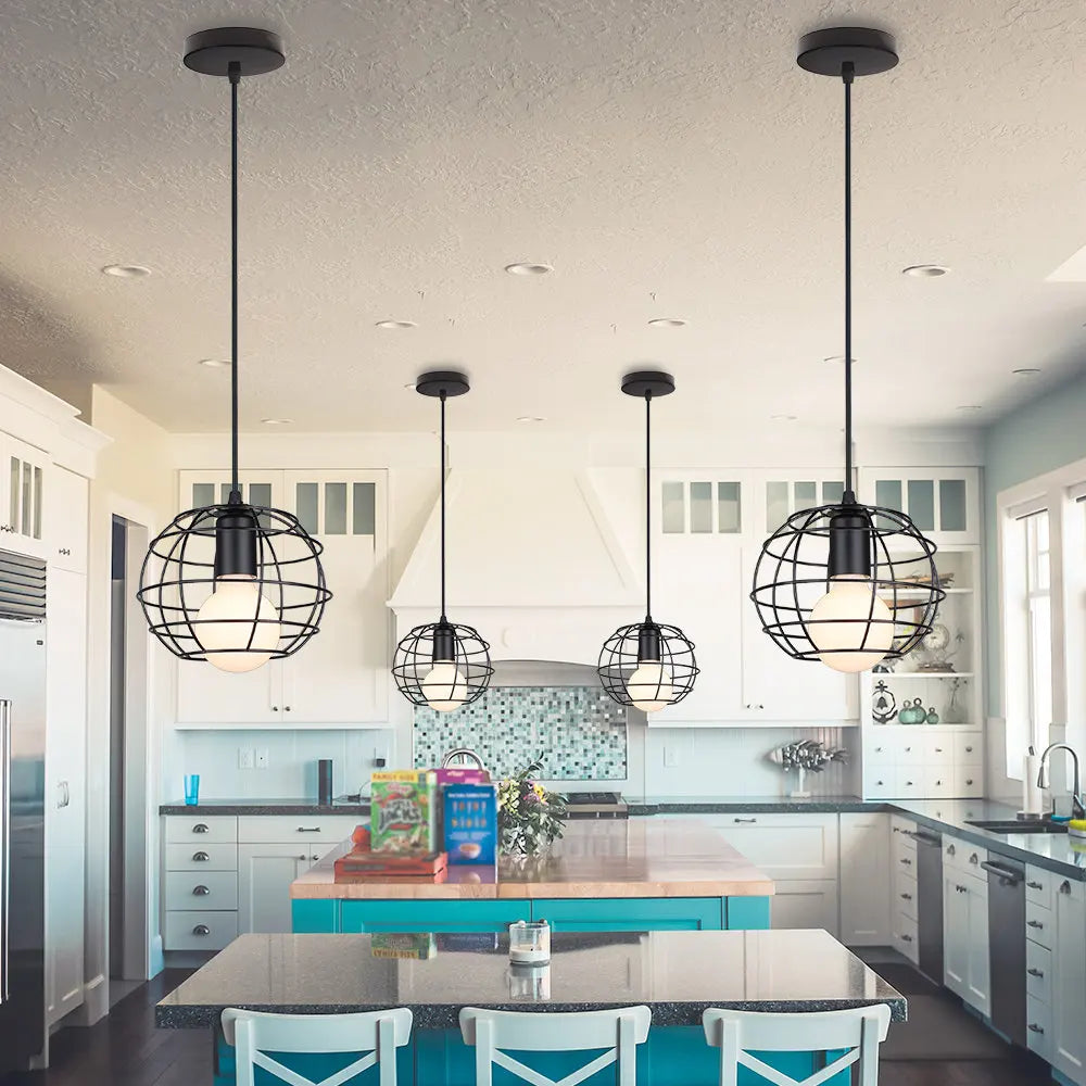 Modern Industrial Pendant Ceiling Lamp Chandelier for Bedroom Living Room Lighting