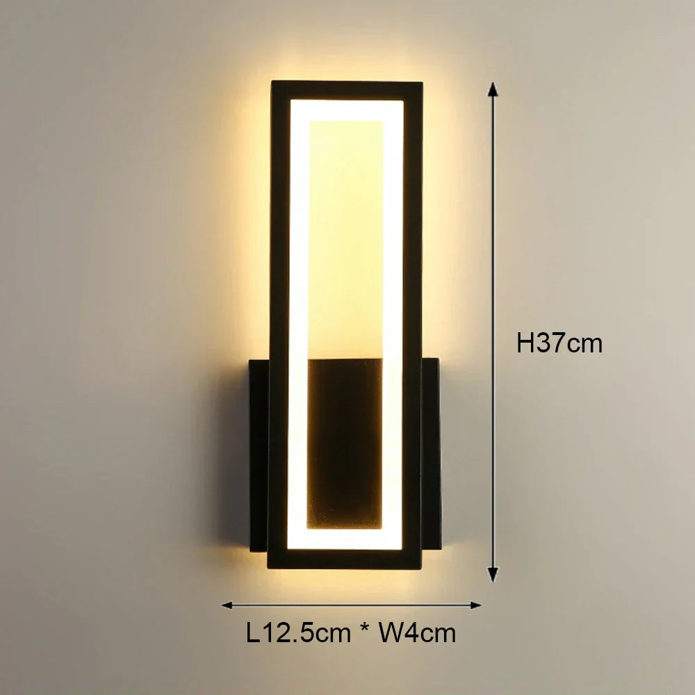LED Wall Light: Modern Bedroom Bedside Lamp, Living Room Sconce, Home Decor Lighting