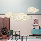 LED Cloud Chandelier: Floating Cotton Cloud Pendant Lamp for Nursery, Living Room, Kids Room