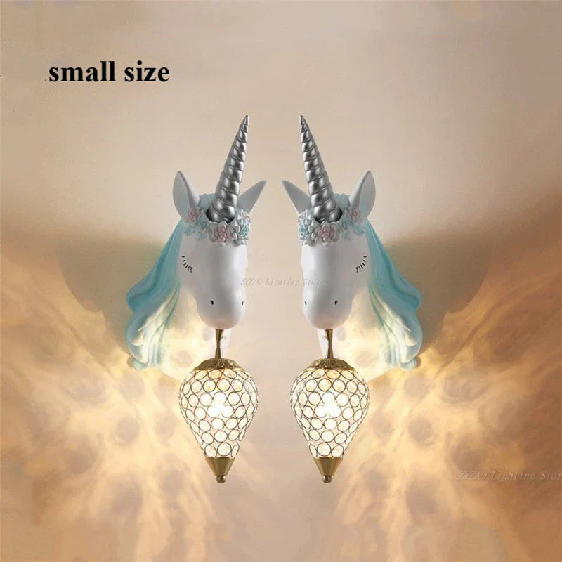 Unicorn Wall Lamp for Children's Room Decor