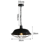 Loft Pendant Light Iron Chanderlier LED E27 Bar Living Room Decor
