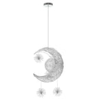 Moon Star LED Pendant Light for Kids Bedroom Christmas Decor