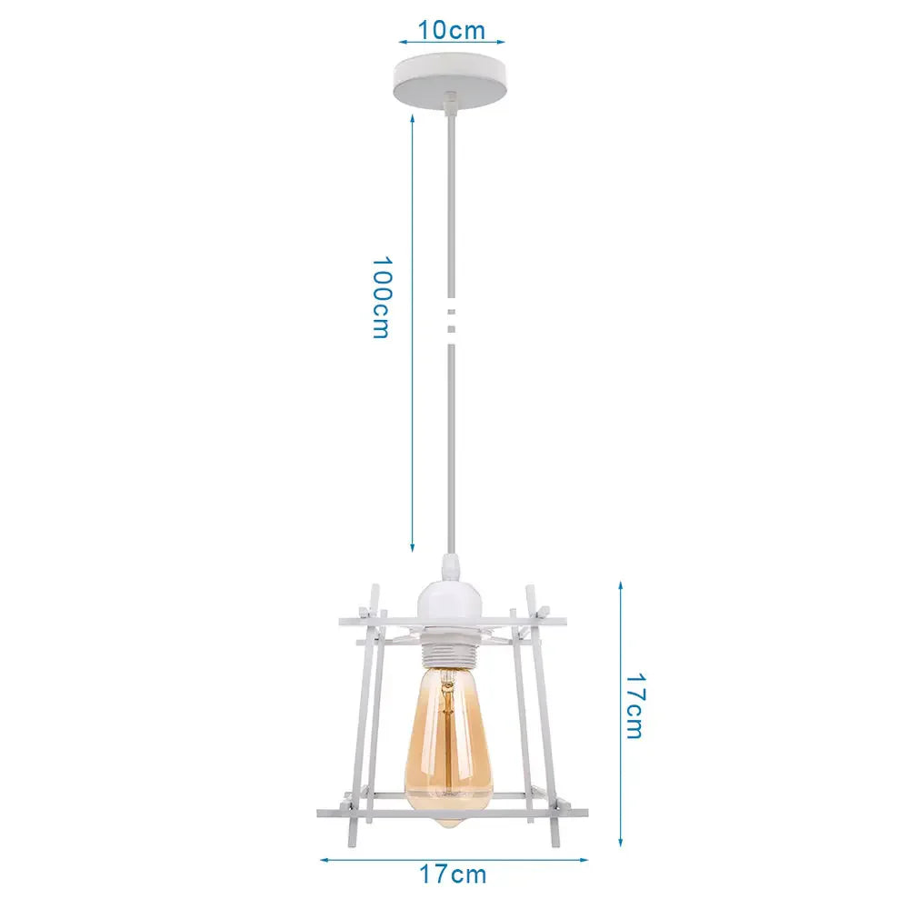 Industrial Pendant Lights: Modern LED Hanging Lamps for Home Living Room Kitchen Decor