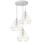 Industrial LED Pendant Light Vintage Loft Cage Hanging Lamp for Home Decor