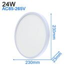 LED Ceiling Light: Modern Ultra-thin Panel, 6-48W, Surface Mounted for Living Room