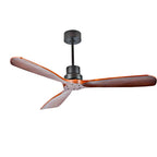 Wood Ceiling Fan with Remote Control | Bedroom 220V