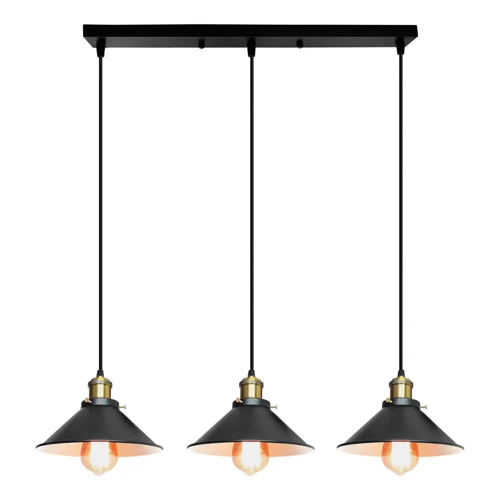 Modern Black Cage LED Pendant Light for Home & Commercial Lighting