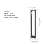 7W LED Aluminum Garden Bollard Light for Outdoor Landscape Courtyards