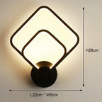 LED Wall Light: Modern Bedroom Bedside Lamp, Living Room Sconce, Home Decor Lighting