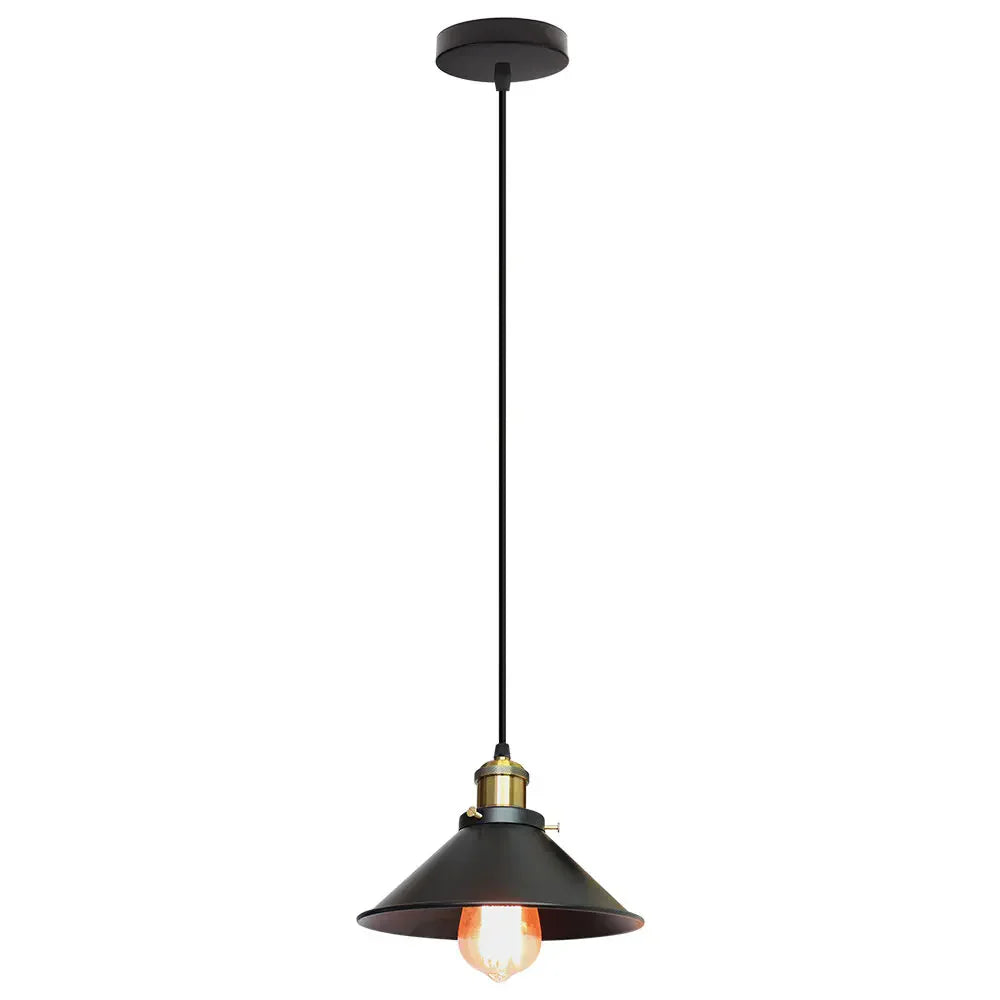 Industrial Pendant Lights: Modern Retro Loft Hanging Lamp for Home Decor