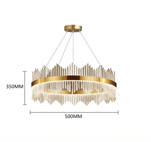 Crystal Chandelier Pendant Light Modern Luxury Dining Room Bedroom Lamp