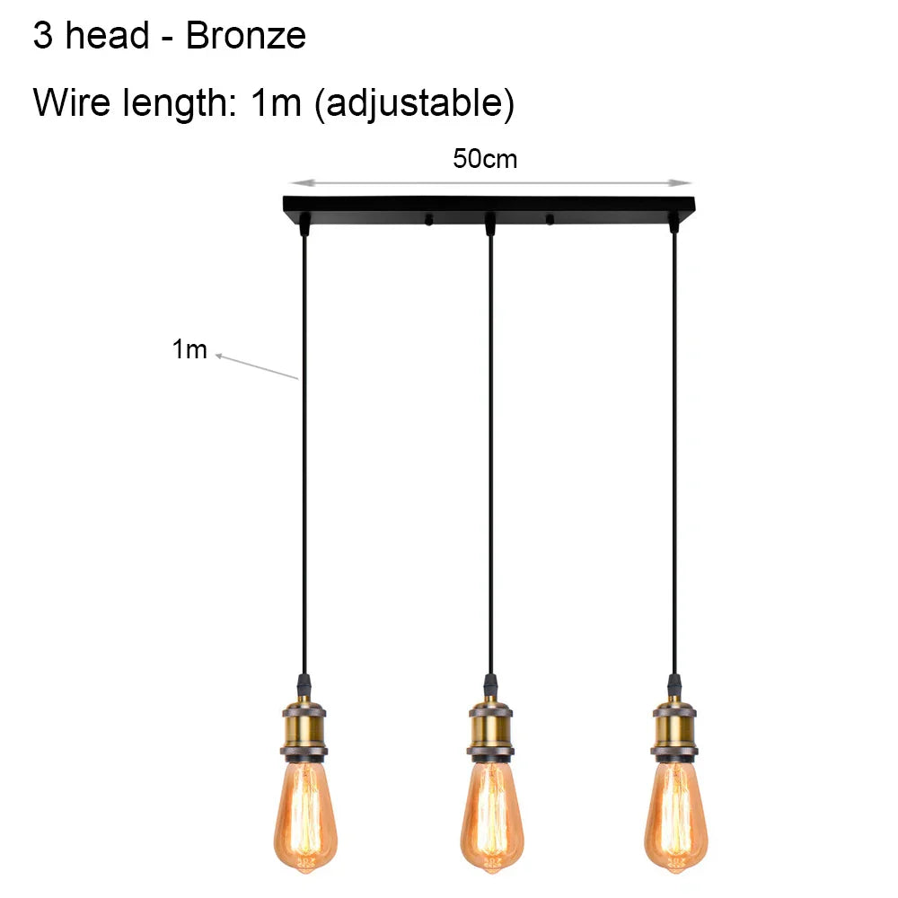 Vintage Industrial Spider Chandelier Ceiling Pendant Light - DIY Art Suspension Decor