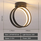 Modern LED Ceiling Lamp for Indoor Lighting Minimalist Chandelier