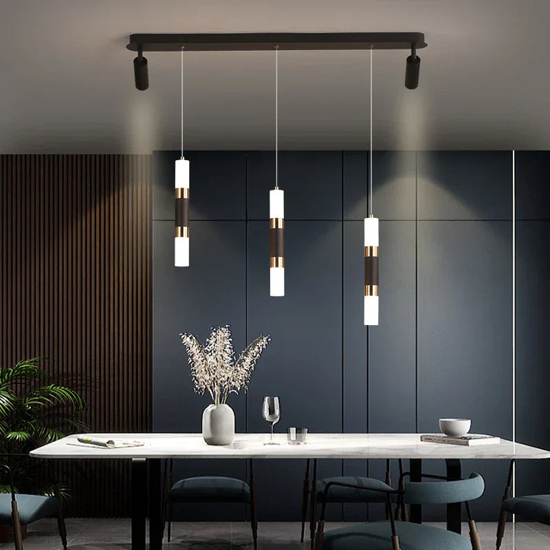 Modern LED Chandelier Spotlight for Dining & Living Room, Dimmable Nordic Chandelier