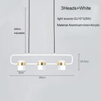 LED Chandelier Pendant Lamp for Modern Dining Room, Cafe & Bar