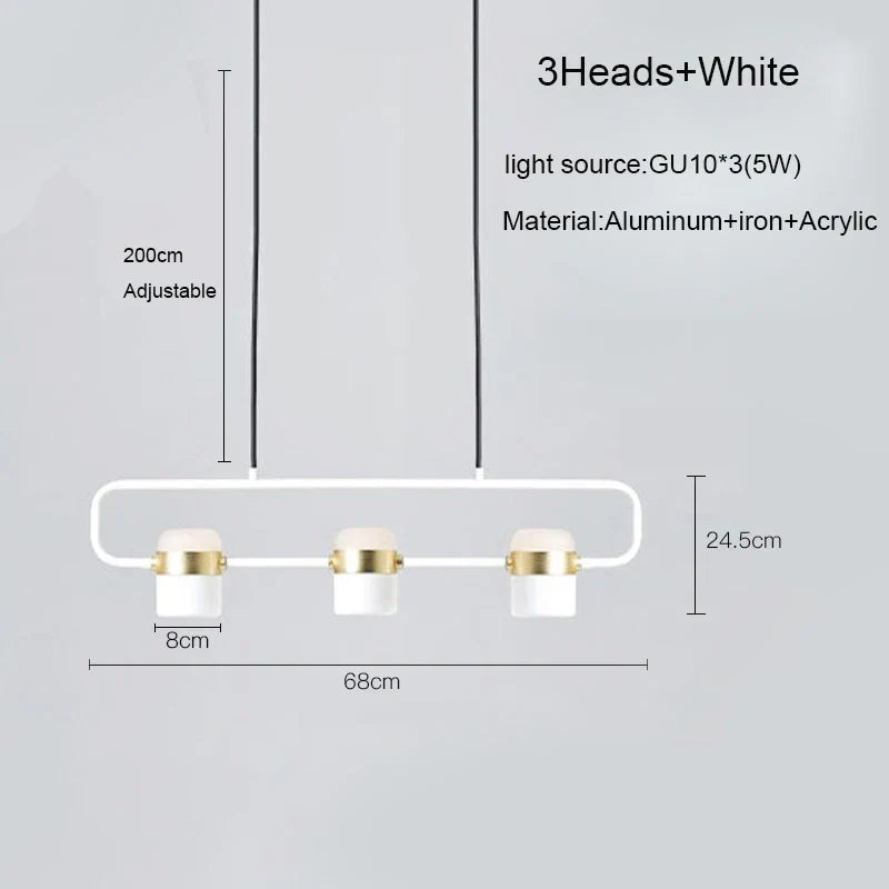 LED Chandelier Pendant Lamp for Modern Dining Room, Cafe & Bar