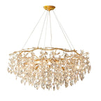 Modern Crystal Chandelier: Luxury Home Décor Lighting for Living Room & Lobby