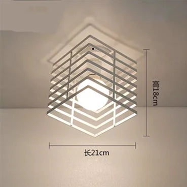 Nordic Industrial LED Ceiling Lights for Home Bedroom Living Room Kitchen