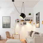 Spider Industrial Pendant Lights for Modern Decor, E27 LED Fixtures for Kitchen & Dining