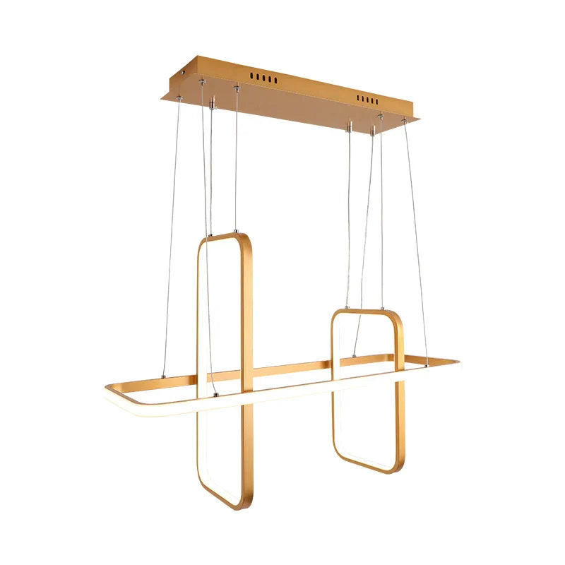 Matte Black/White/Gold Nordic Modern LED Pendant Lights for Dining Living Room