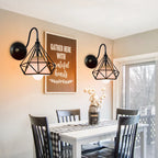 Iron Cage Guard Wall Sconce Vintage LED Light for Indoor Lighting