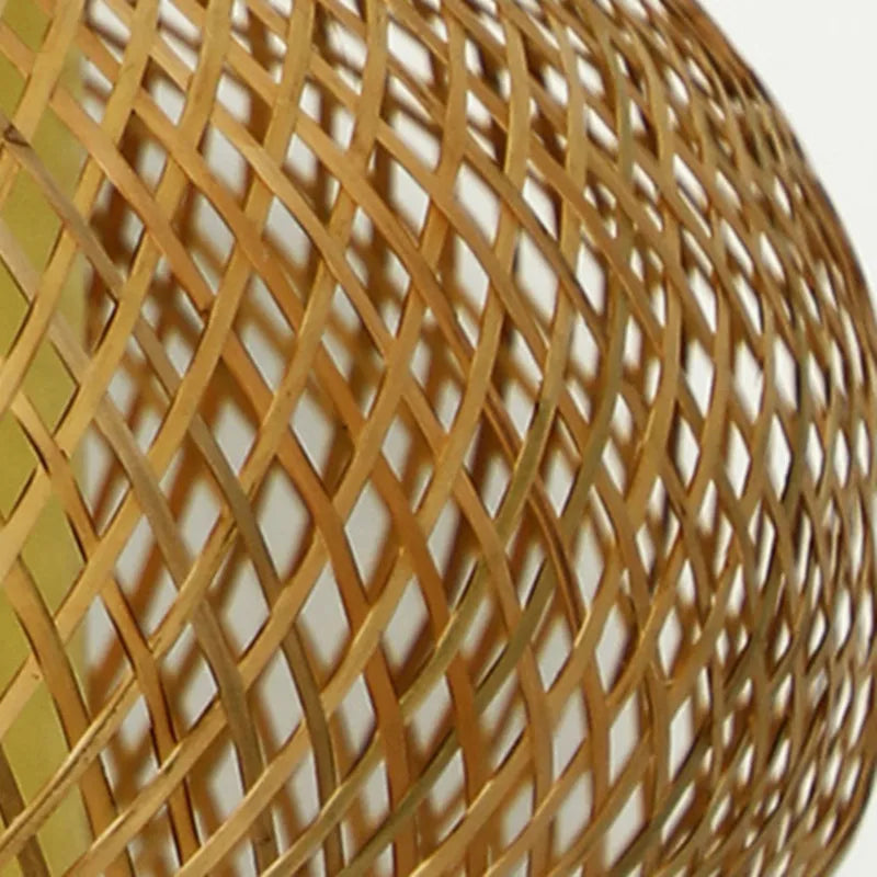 Japanese Bamboo Pendant Light for Kitchen and Hotel Decor