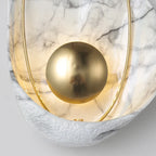 Marble Wall Lamp: Postmodern Light Luxury for Living Room, Bedside, Hotel Decoration