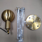 Retro Wall Sconce Swinging Arm Lamp Black White Brass Study Living Room