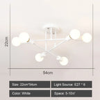 LED Metal Chandeliers for Living Room - Stylish Ceiling Light for Home Decor