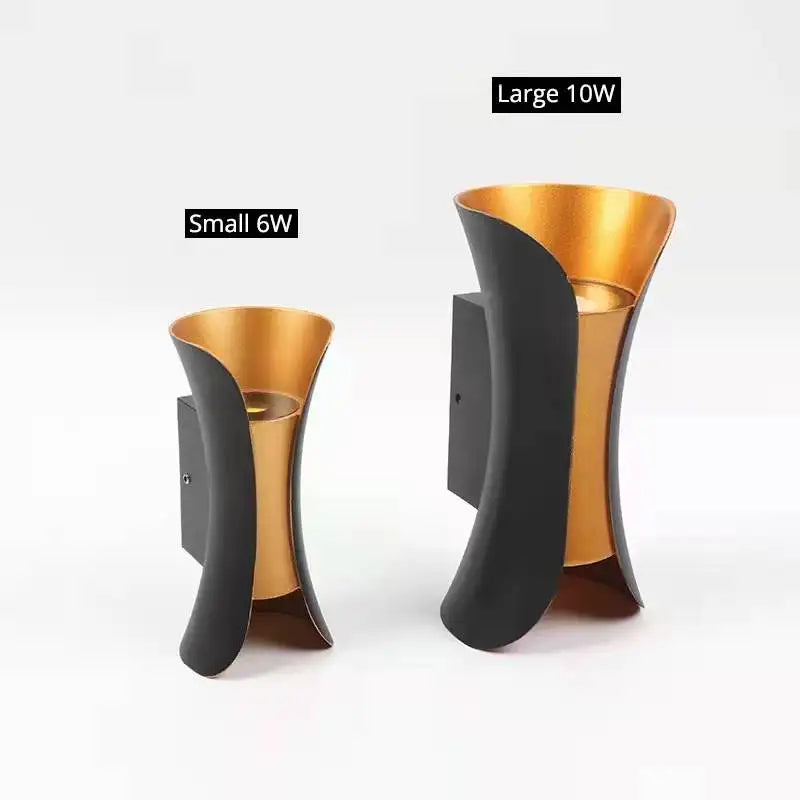 LED Wall Light: Indoor/Outdoor Waterproof Garden Lamp for Decor Lighting