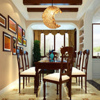 Moon LED Pendant Lights for Kids Bedroom Decor and Lighting