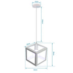 Nordic Vintage LED Pendant Light Colorful Hanging Fixture for Home and Hospitality