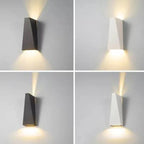 Dual Head 10W LED Wall Lamp for Bedroom Foyer, Waterproof Modern Outdoor Fixture