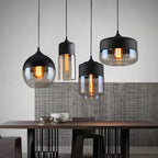 Modern Loft Glass Pendant Lamp LED Hanging Lights - Kitchen, Restaurant, Living Room